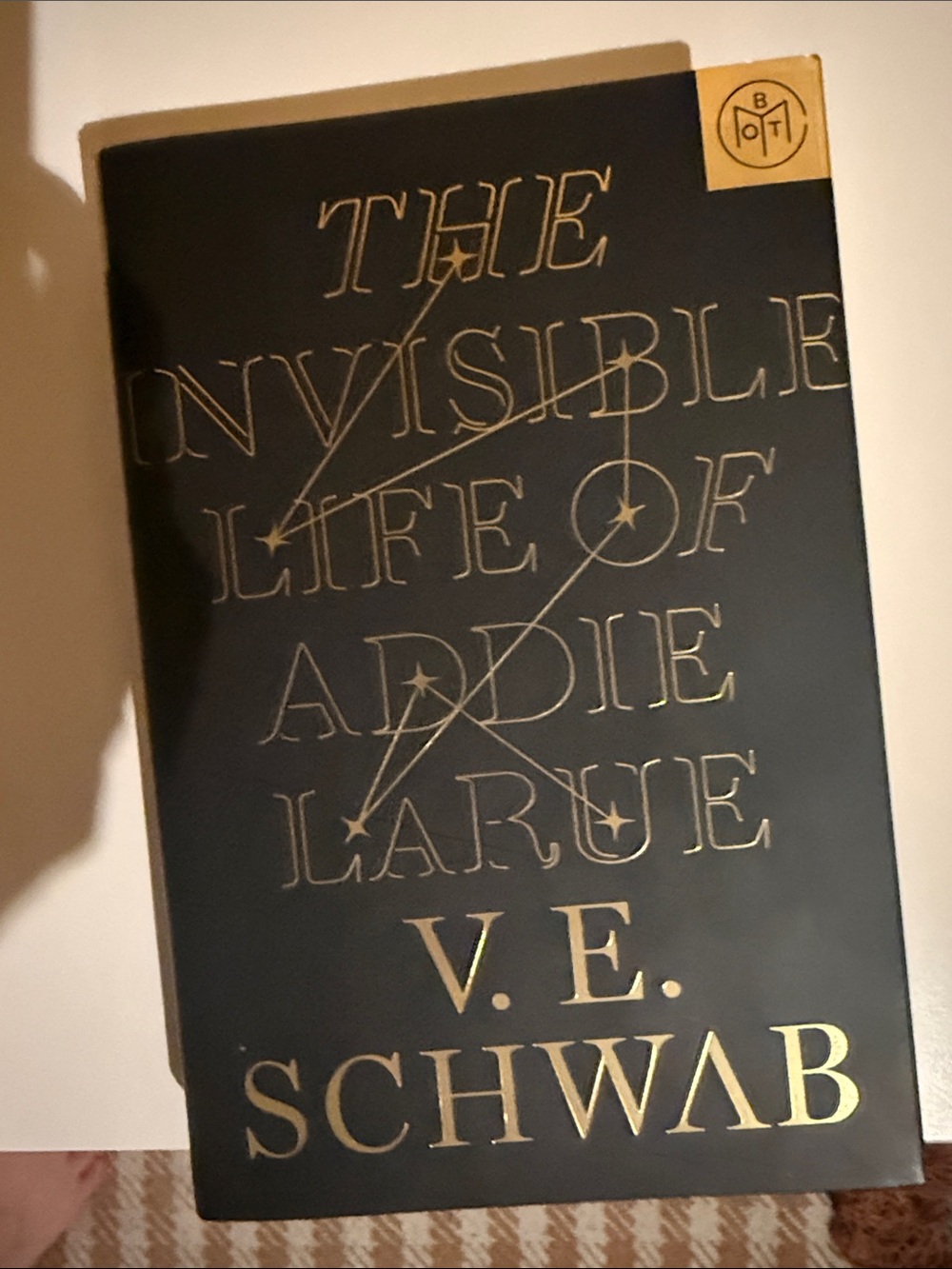 The Invisible Life of Addie LaRue by V.E. Schwab - Black & Gold Hardcover